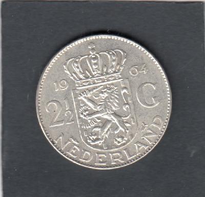 Beschrijving: 2 1/2 Gulden JULIANA